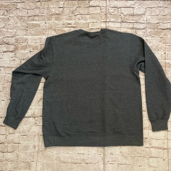 NWT Port & company USS Carl Vinson CVN-19 veteran gray fleece unisex sweater L. - Picture 2 of 8